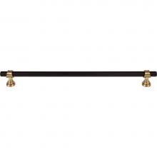 Top Knobs M2764 - Bit Pull 12 Inch (c-c) Flat Black and Honey Bronze