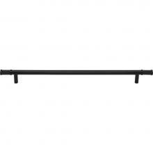 Top Knobs TK3237BLK - Burnham Pull 12 Inch (c-c) Flat Black