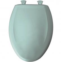 Bemis 1200SLOWT 565 - Elongated Plastic Toilet Seat in Light Turquoise with STA-TITE Seat Fastening System, Easy-Clean &