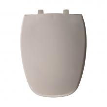 Bemis 1240205 162 - Elongated Plastic Toilet Seat in Silver fits Eljer Emblem with Top-Tite Hinge