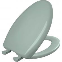 Bemis 1200SLOWT 455 - Elongated Plastic Toilet Seat with WhisperClose with EasyClean & Change Hinge and STA-TITE in