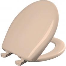 Bemis 7B200SLOWT 643 - Round Plastic Toilet Seat with WhisperClose with EasyClean & Change Hinge and STA-TITE in Dese