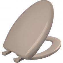 Bemis 7B1200SLOWT 068 - Elongated Plastic Toilet Seat with WhisperClose with EasyClean & Change Hinge and STA-TITE in