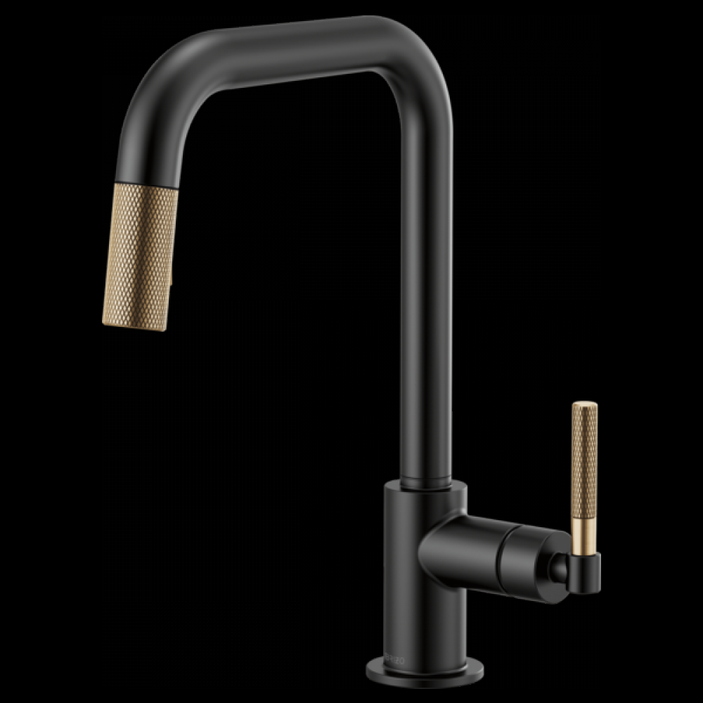 Litze&#xae; Pull-Down Faucet with Square Spout and Knurled Handle