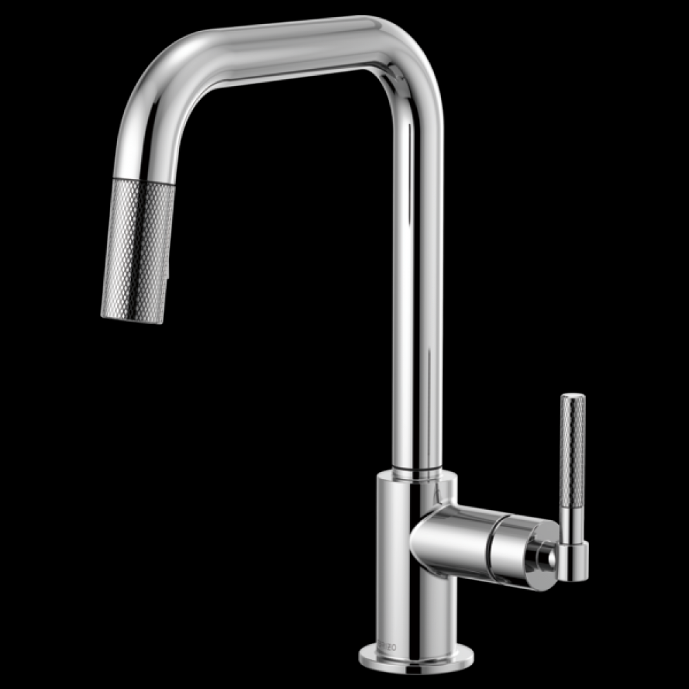 Litze&#xae; Pull-Down Faucet with Square Spout and Knurled Handle
