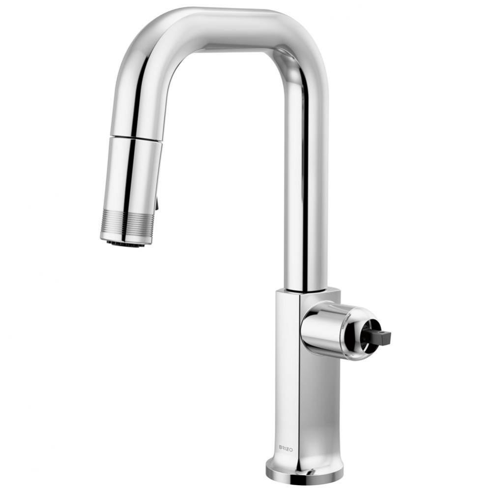 Kintsu&#xae; Pull-Down Prep Faucet with Square Spout - Less Handle