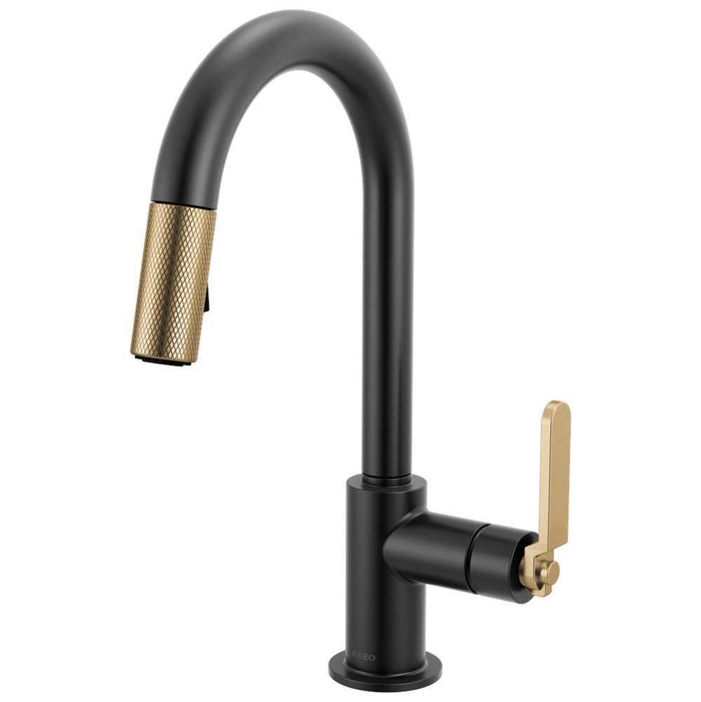 Litze&#xae; Pull-Down Prep Faucet with Arc Spout - Industrial Handle