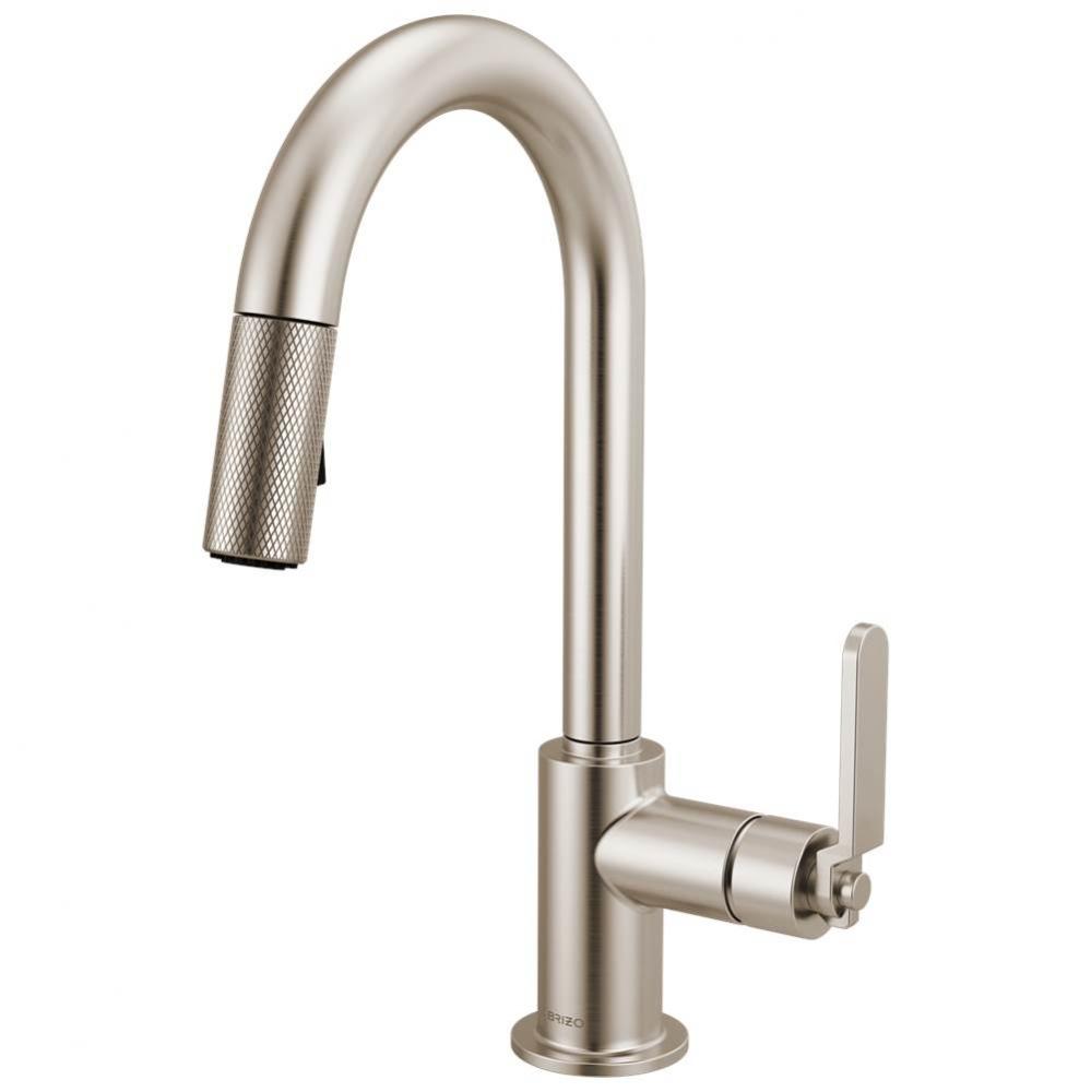 Litze&#xae; Pull-Down Prep Faucet with Arc Spout - Industrial Handle