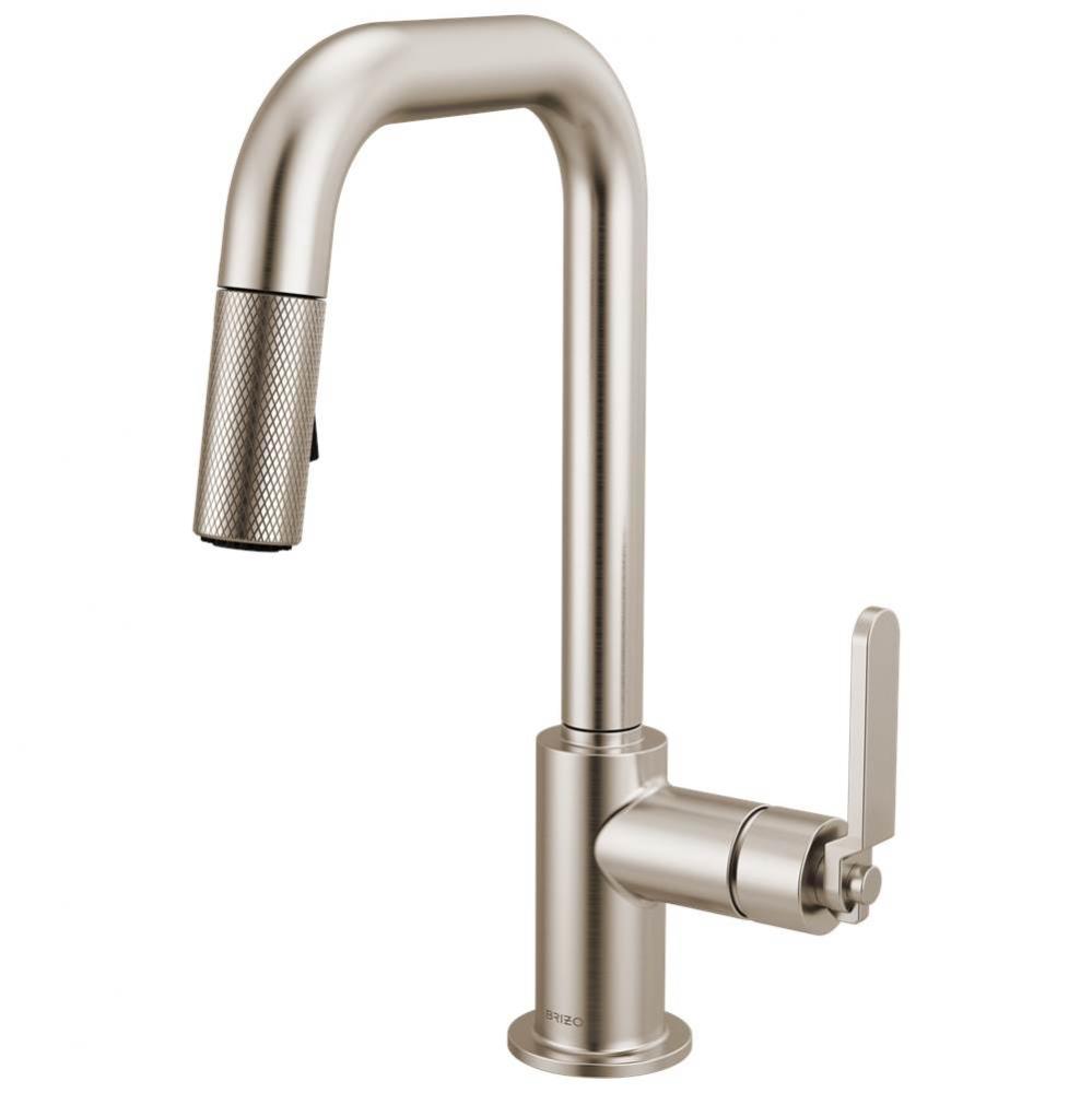 Litze&#xae; Pull-Down Prep Faucet with Square Spout - Industrial Handle