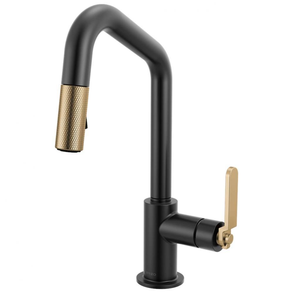 Litze&#xae; Pull-Down Prep Faucet with Angle Spout - Industrial Handle