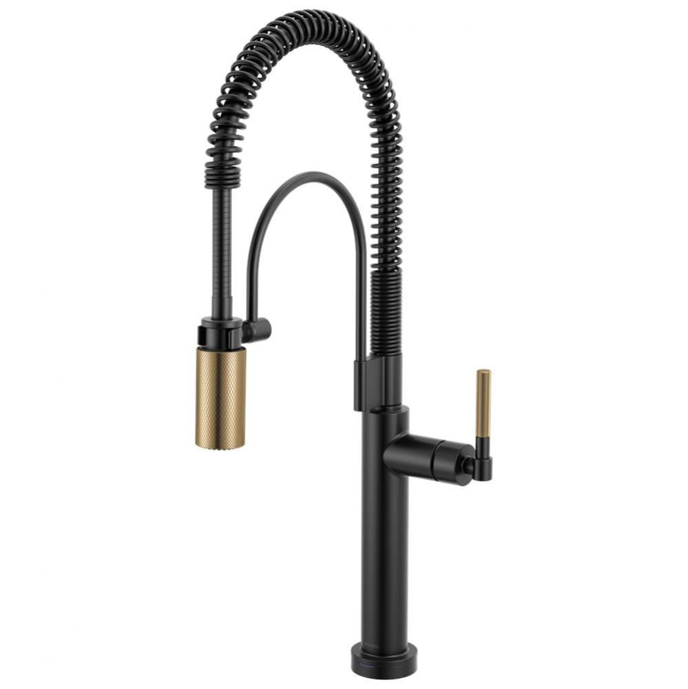 Litze&#xae; SmartTouch Semi-Professional Kitchen Faucet - Knurled Handle