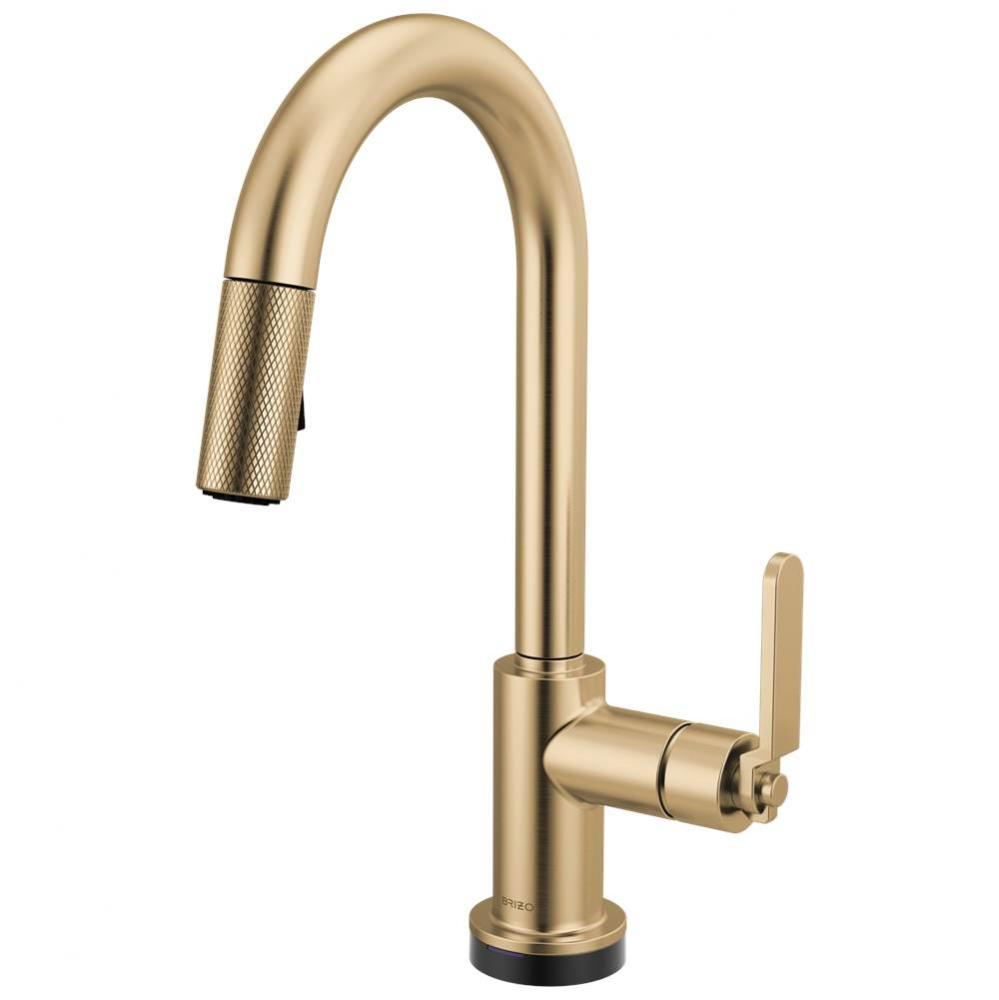 Litze&#xae; Smarttouch Pull-Down Prep Faucet with Arc Spout - Industrial Handle