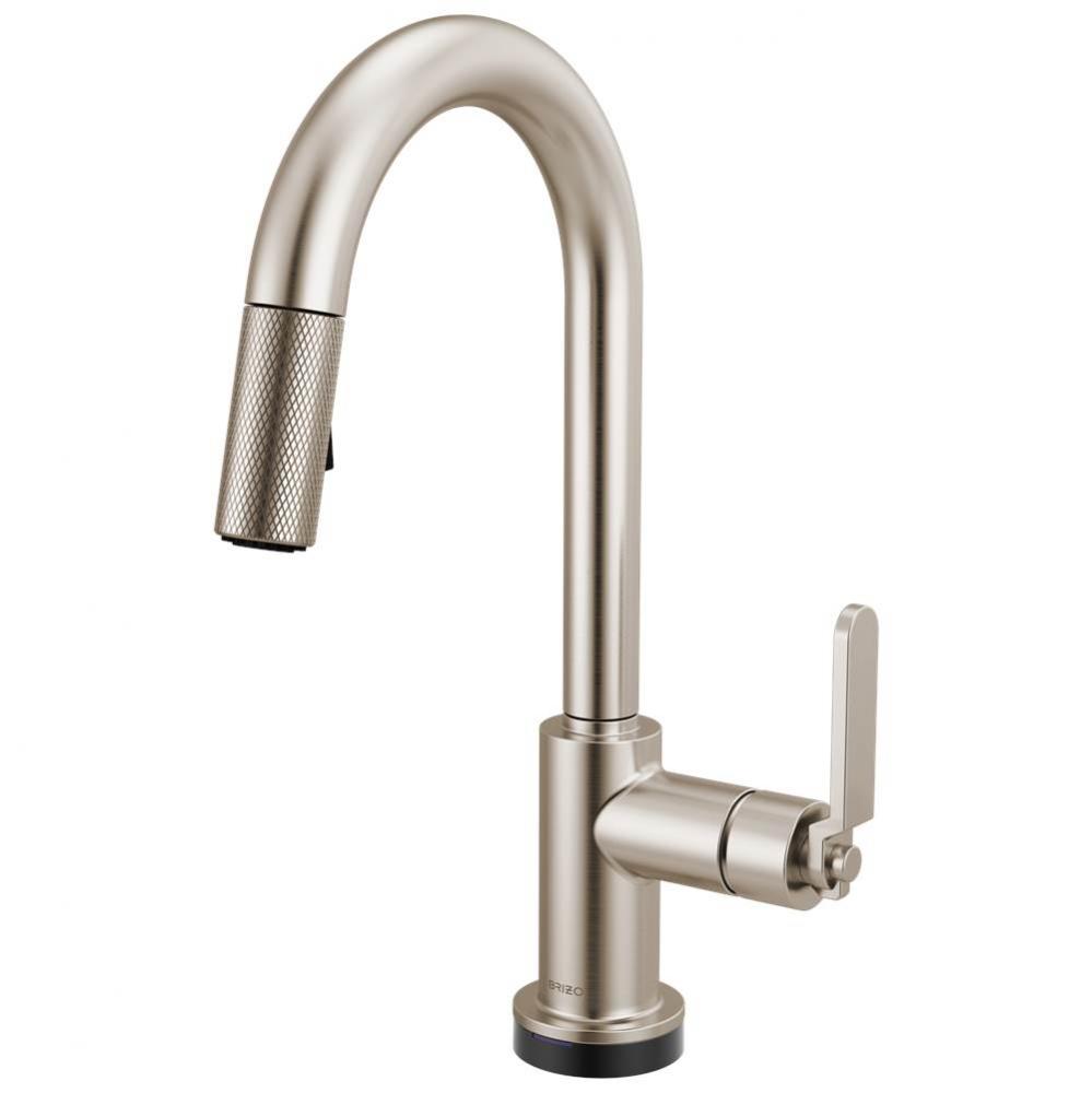 Litze&#xae; Smarttouch Pull-Down Prep Faucet with Arc Spout - Industrial Handle