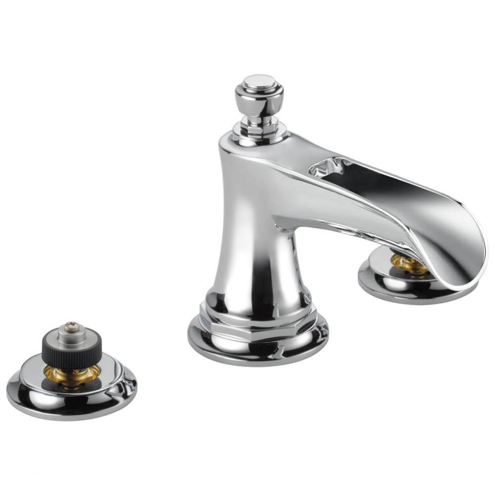 Rook&#xae; Widespread Lavatory Faucet with Channel Spout - Less Handles 1.5 GPM