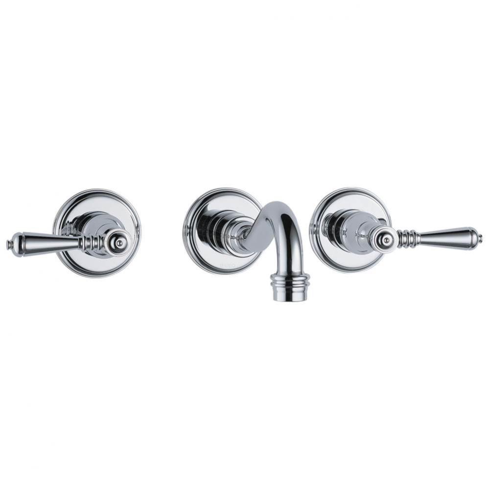 Tresa&#xae; Two-Handle Wall Mount Lavatory Faucet with Lever Handles 1.2 GPM