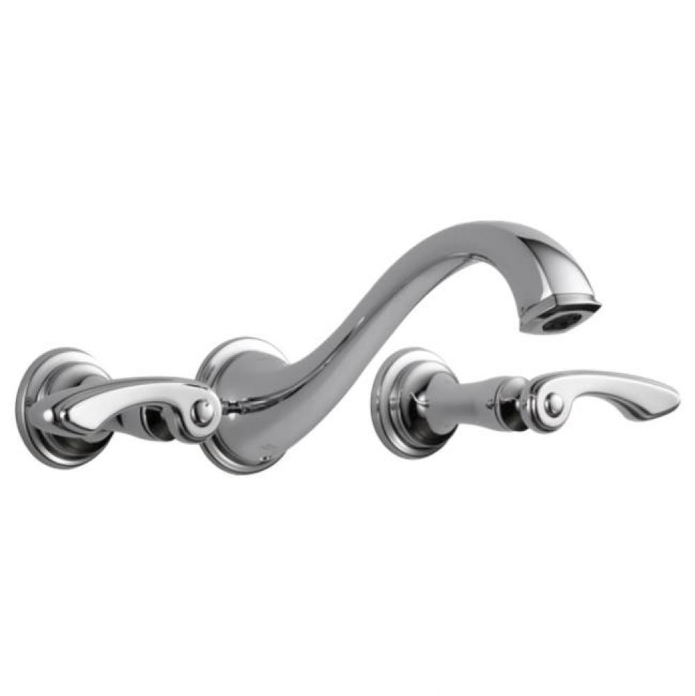 Charlotte&#xae; Two-Handle Wall Mount Lavatory Faucet - Less Handles 1.5 GPM