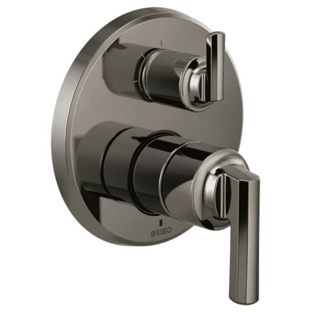 Levoir™ Pressure Balance Valve With Integrated 3-Function Diverter Trim - Less Handles