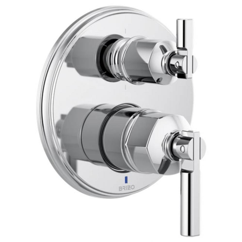 Invari&#xae; Pressure Balance Valve With Integrated 6-Function Diverter Trim - Less Handles