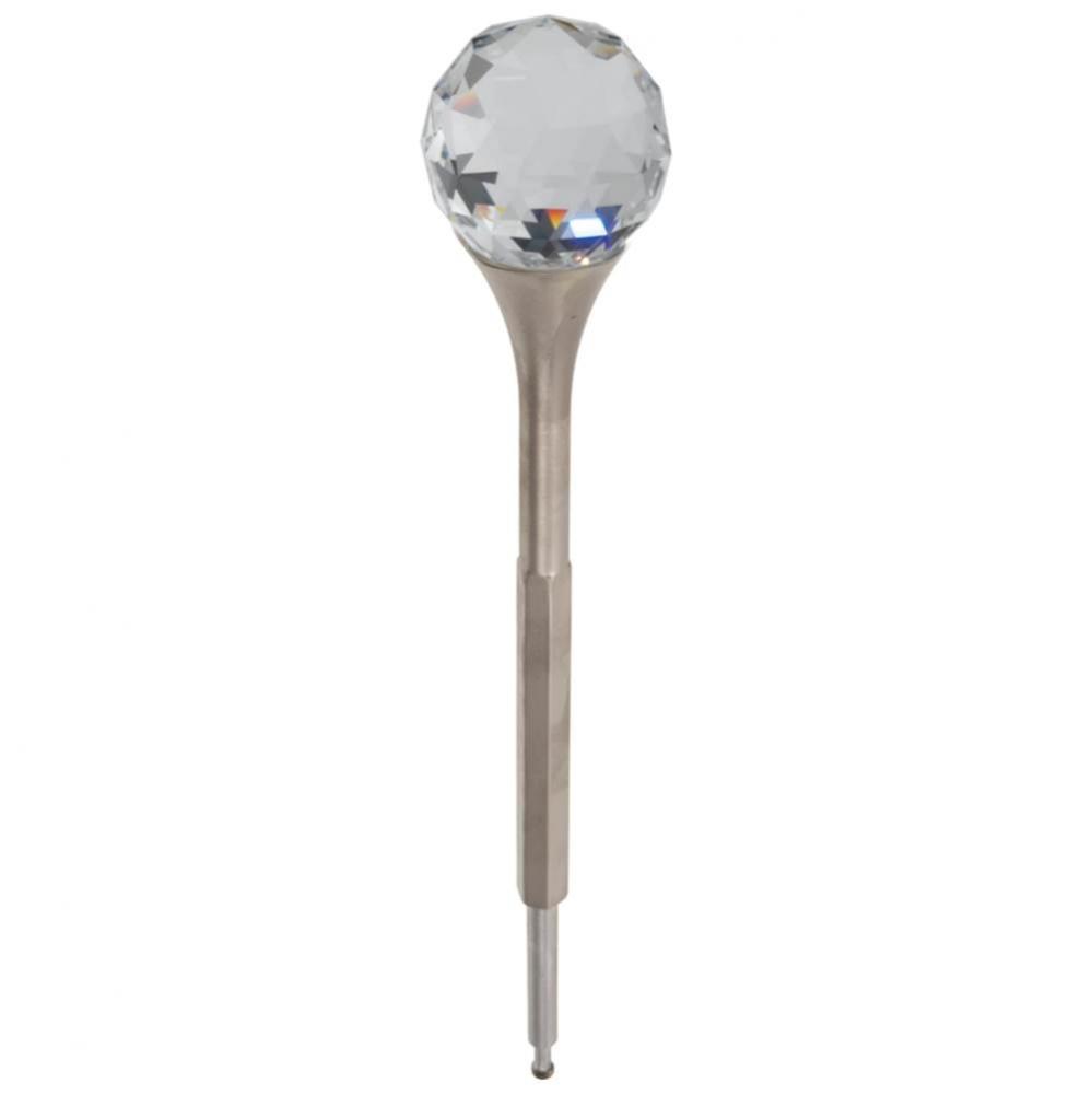 RSVP&#xae; SWAROVSKI&#xae; CRYSTAL FINIAL - WIDESPREAD/BIDET