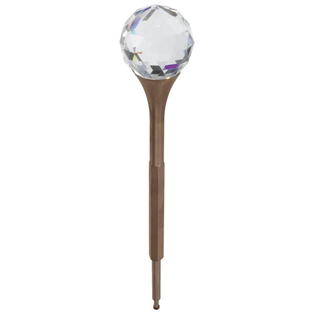 RSVP: SWAROVSKI&#xae; CRYSTAL FINIAL - WIDESPREAD/BIDET