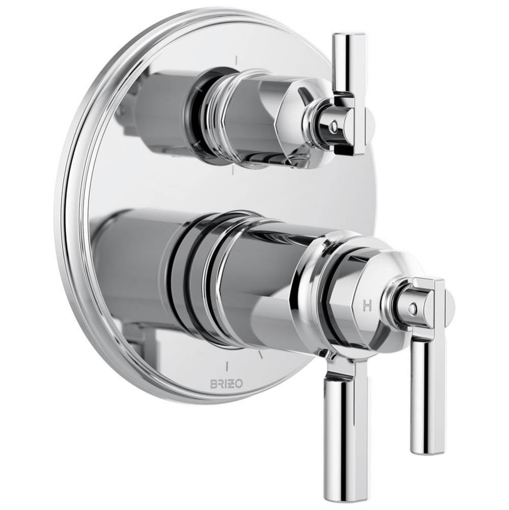 Invari&#xae; Tempassure&#xae; Thermostatic Valve With Integrated 6-Function Diverter Trim