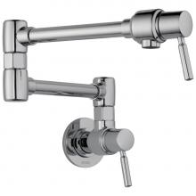 Brizo 62820LF-PC - European Wall Mount Pot Filler Faucet