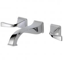 Brizo 65830LF-PC - Virage® Two-Handle Wall Mount Lavatory Faucet 1.5 GPM