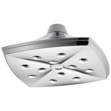 Brizo 81385-PC - Charlotte® H2OKinetic®Square Raincan Showerhead