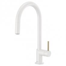 Brizo 63075LF-MWLHP - Jason Wu for Brizo™ Pull-Down Kitchen Faucet with Arc Spout - Less Handle