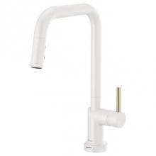 Brizo 64065LF-MWLHP - Jason Wu for Brizo™ SmartTouch® Pull-Down Kitchen Faucet with Square Spout - Less Handle