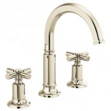 Brizo 65376LF-PNLHP-ECO - Invari® Widespread Lavatory Faucet with Arc Spout - Less Handles 1.2 GPM