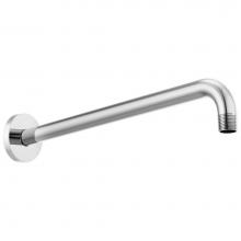 Brizo RP71648PC - Universal Showering 16'' Linear Round Wall Mount Shower Arm And Flange