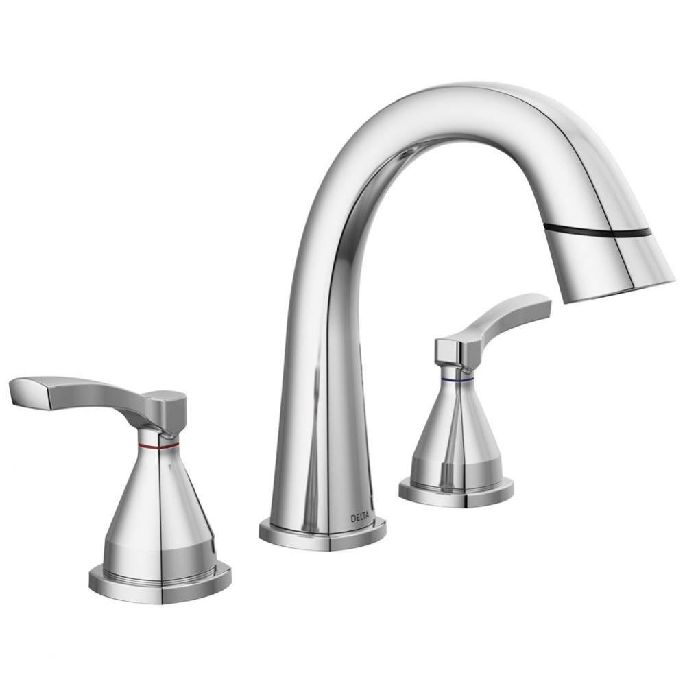 Stryke&#xae; Two Handle Widespread Pull Down Bathroom Faucet