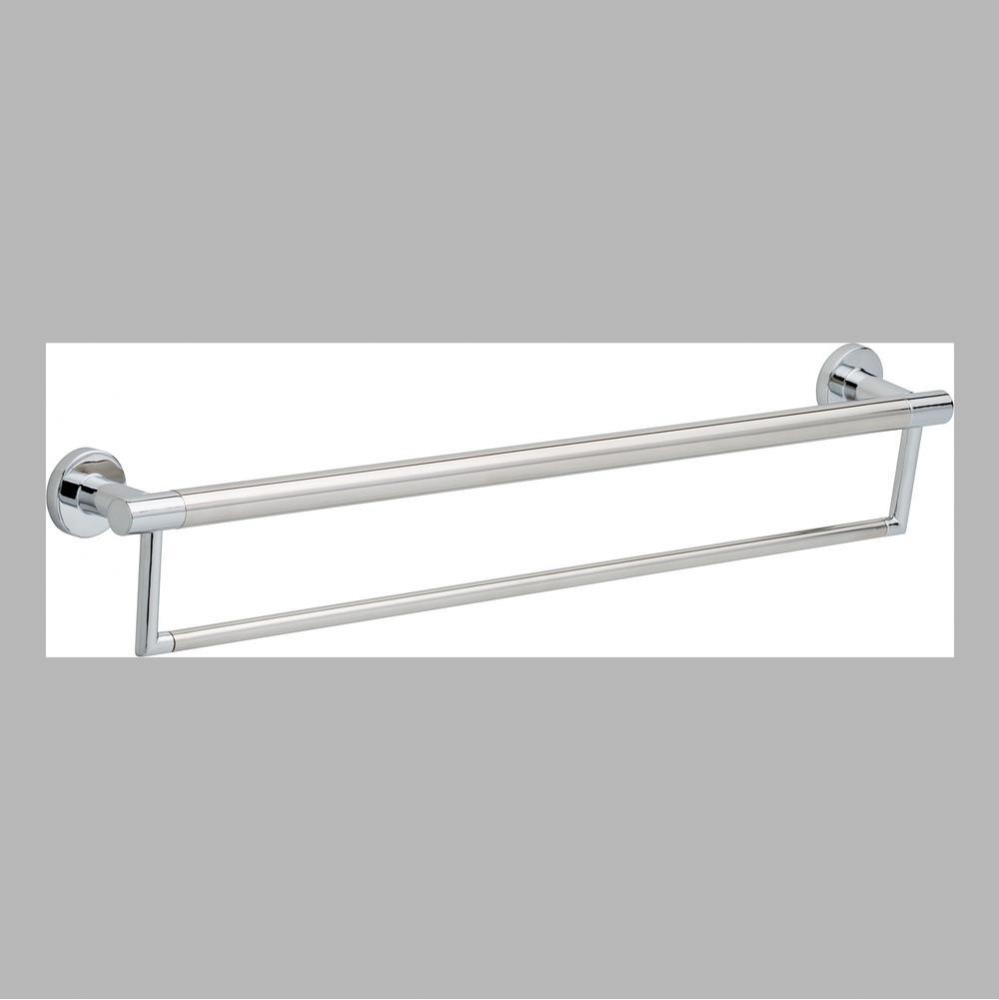 BathSafety 24&apos;&apos; Contemporary Towel Bar with Assist Bar