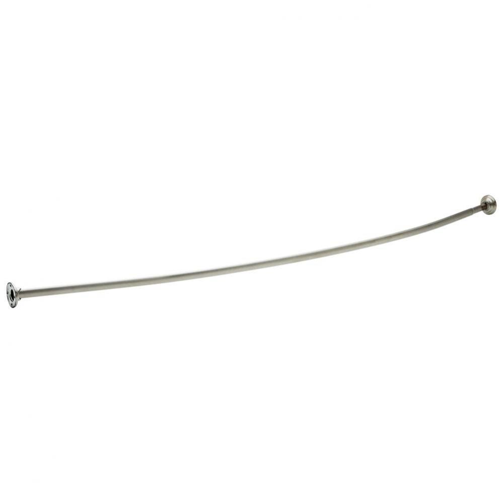 Other 1&apos;&apos; x 6&apos; Curved Shower Rod with Brackets, 6&apos;&apos; Bow