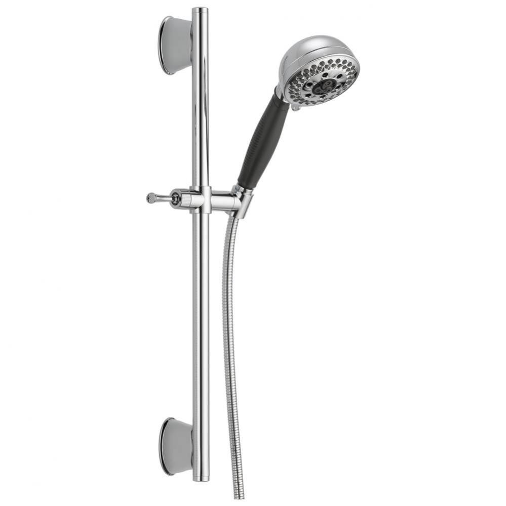 Universal Showering Components H2OKinetic&#xae; 5-Setting Slide Bar Hand Shower