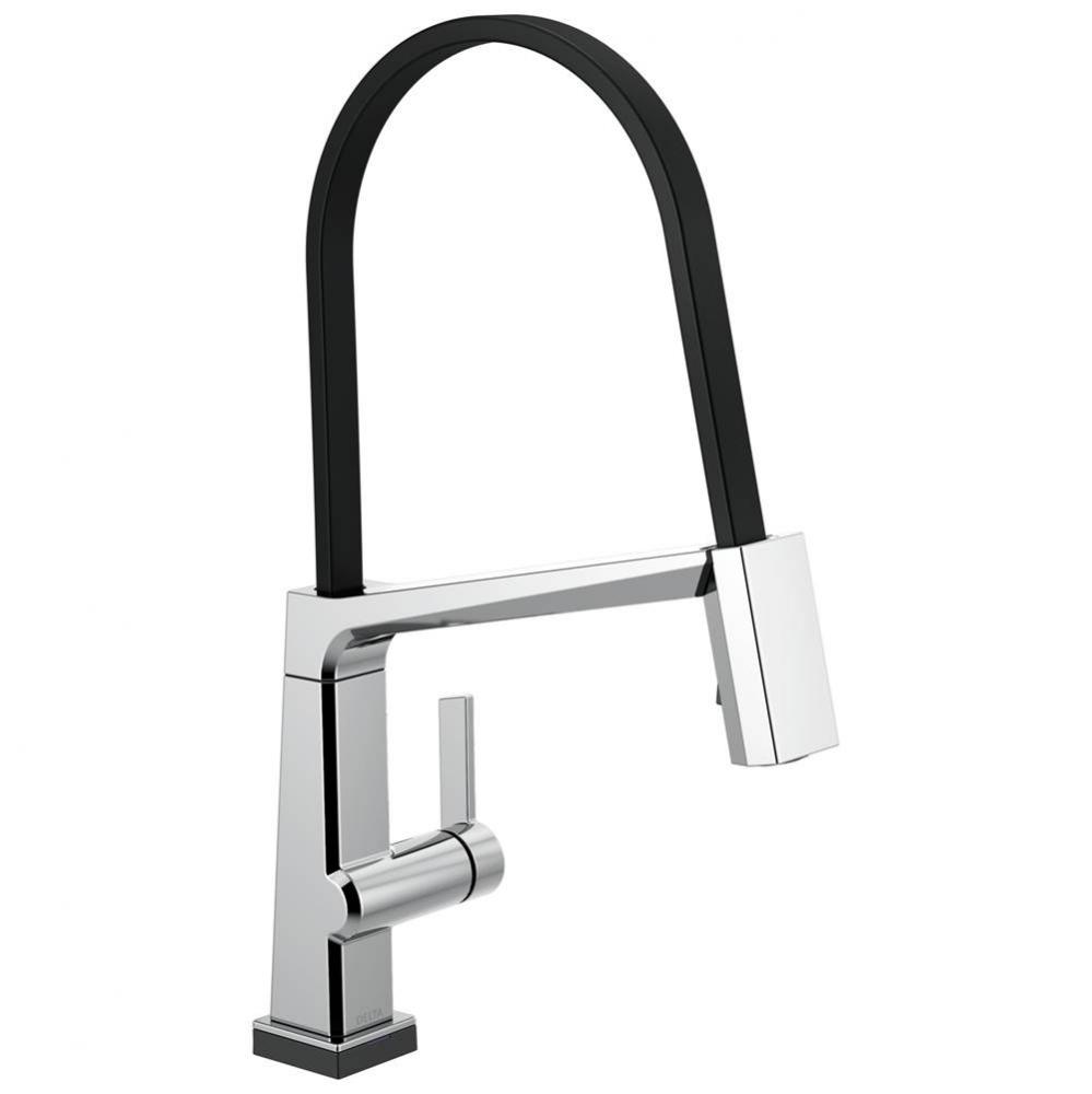 Pivotal™ Single Handle Exposed Hose Kitchen Faucet with Touch&lt;sub&gt;2&lt;/sub&gt;O Technolog