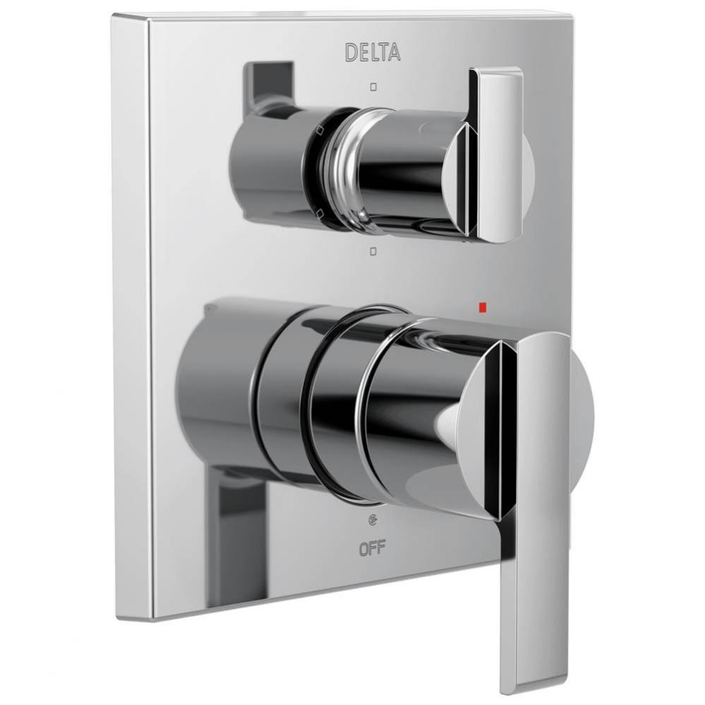 Ara&#xae; Angular Modern Monitor&#xae; 14 Series Valve Trim with 6-Setting Integrated Diverter