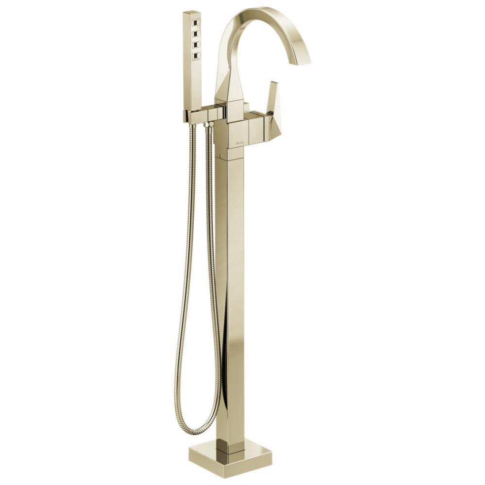 Trillian™ Single Handle Floor Mount Tub Filler Trim with Hand Shower