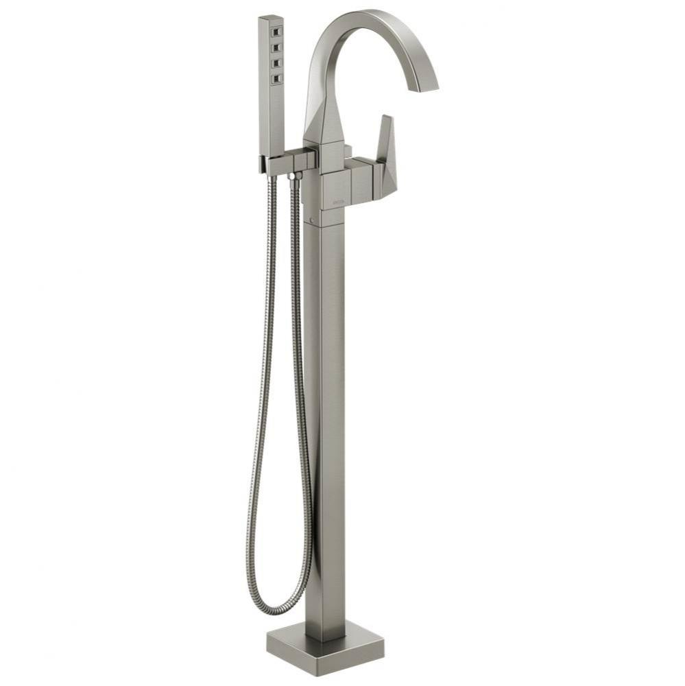 Trillian™ Single Handle Floor Mount Tub Filler Trim with Hand Shower