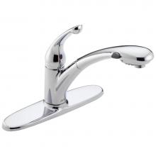 Delta Faucet 470-WE-DST - Signature Pullouts Single Handle Pull-Out Water-Efficient Kitchen Faucet