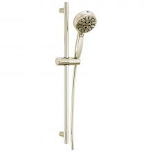 Delta Faucet 51584-PN-PR - Universal Showering Components 7-Setting Slide Bar Hand Shower with Cleaning Spray