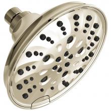 Delta Faucet 52669-PN - Universal Showering Components H2Okinetic® 5-Setting Traditional Raincan Shower Head