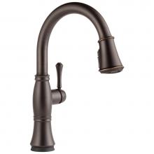 Delta Faucet 9197T-RB-DST - Cassidy™ Single Handle Pull-Down Kitchen Faucet with Touch<sub>2</sub>O® and Sh