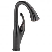 Delta Faucet 9992T-RB-DST - Addison™ Single Handle Pull-Down Bar / Prep Faucet with Touch2O® Technology