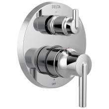 Delta Faucet T24859 - Trinsic® Contemporary Two Handle Monitor® 14 Series Valve Trim with 3-Setting Integrated