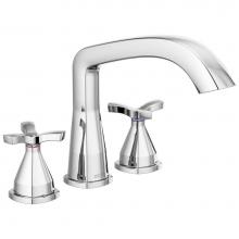 Delta Faucet T27766-PR - Stryke® Three Hole Roman Tub Trim