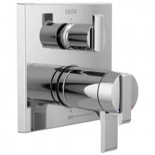 Delta Faucet T27T867 - Ara® Angular Modern TempAssure® 17T Series Valve Trim with 3-Setting Integrated Diverter