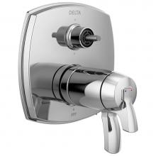 Delta Faucet T27T976-PR-LHP - Stryke® 17 Thermostatic Integrated Diverter Trim with Six Function Diverter Less Diverter Han