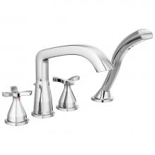 Delta Faucet T47766-PR - Stryke® Roman Tub Trim with Hand Shower